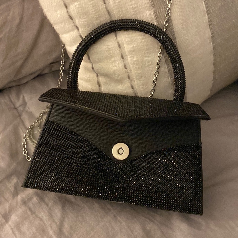 Black mini handbag